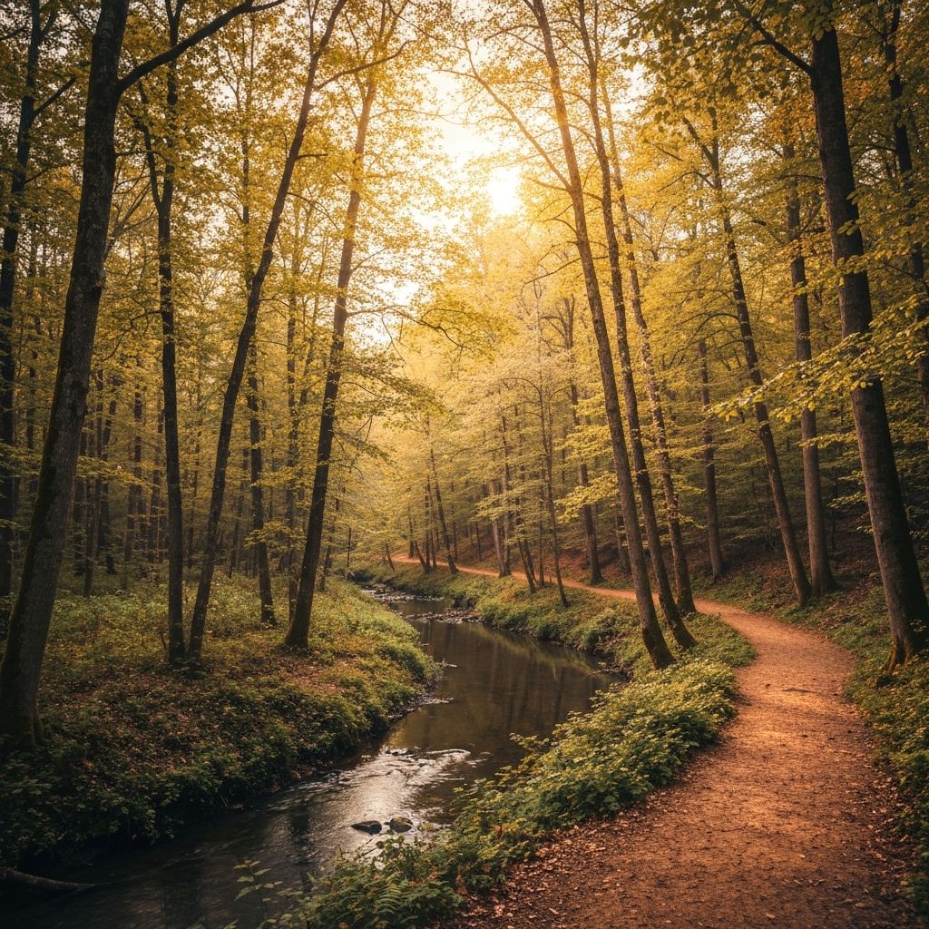 Natural landscape representing wellness